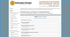 Desktop Screenshot of bankruptcygeorgia.com